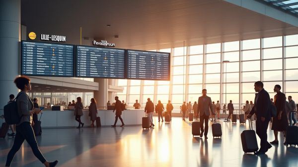 Transfert aéroport Lille-Lesquin : options variées pour vos trajets